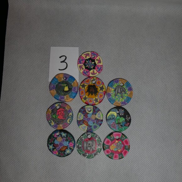 Hold For Beadgleaner FIMO Clay Pendants Assorted Designs Pack of 100 - Picture 4 of 10